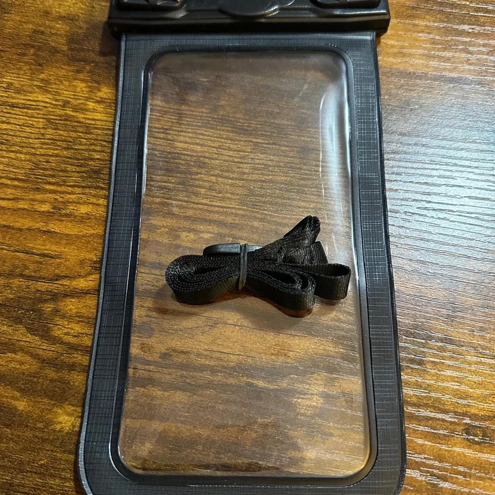 Waterproof Black Phone Pouch